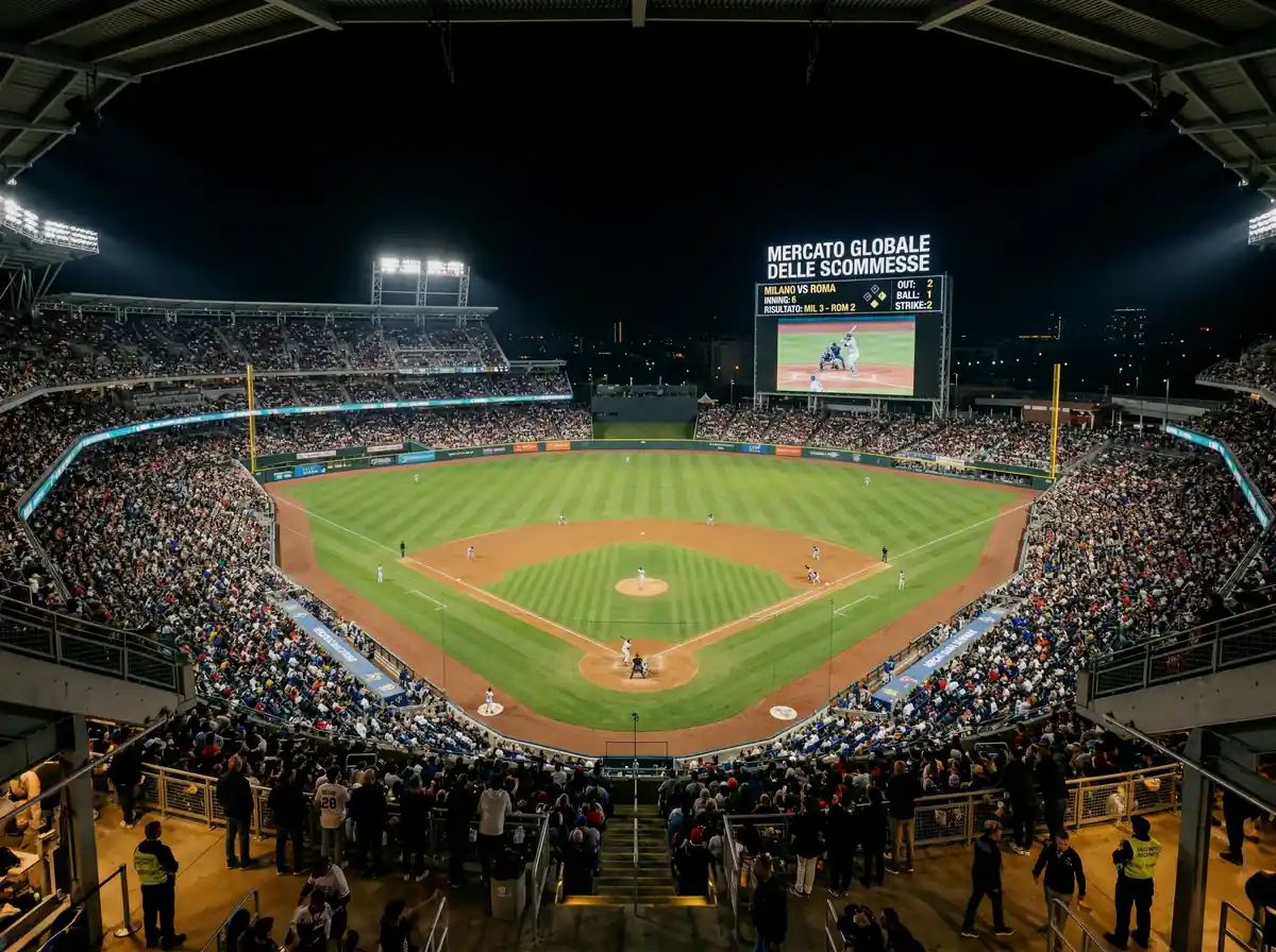Panorama globale del mercato delle scommesse sportive con il baseball come segmento in crescita